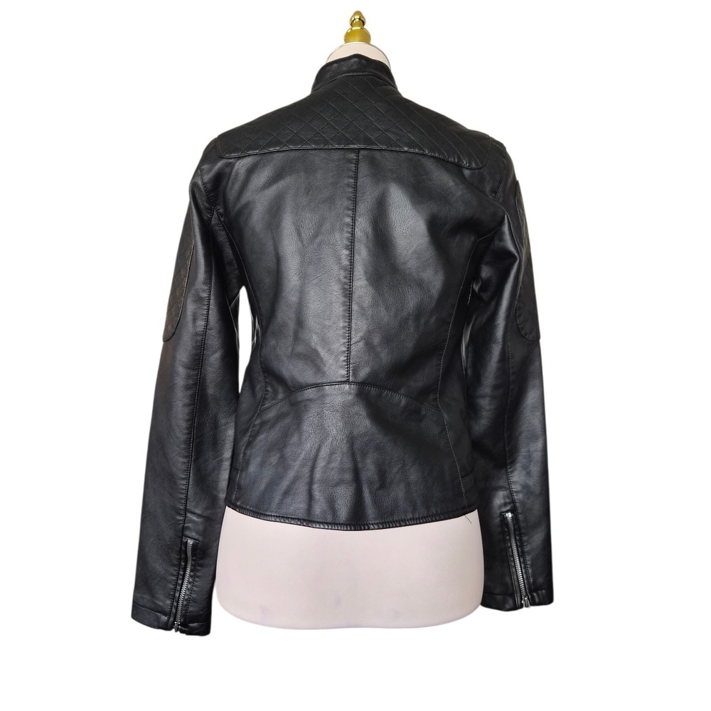 Levi's Women's Faux Leather Motocross Racer Jacket - XSmall New Without Tag - Picture 3 of 13